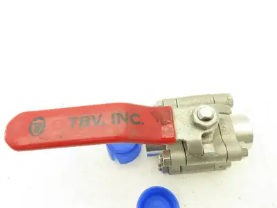TBV 15B123636GT Stainless Ball Valve 1" Socket Weld 3Pc 1500 WOG CF3M  Lot of 2