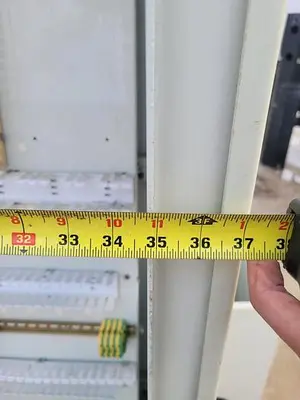 Large 78'' x 19.5'' x 83'' T Twin Door Steel Electrical Control Safety Enclosure