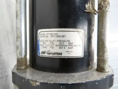 Ingersoll Rand ARO 67120-P43 Pneumatic Extrusion Piston Pump 6549psi 67100-P43