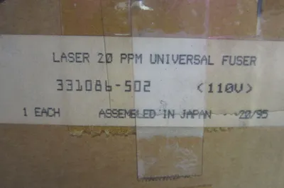NEW DATAPRODUCTS 331086-502 UNIVERSAL 20PPM FUSER UNIT 331086502