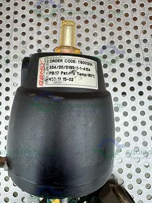 USED GEMU 554/20/D195-1-1-A154 PNEUMATIC ANGLE SEAT GLOBE VALVE