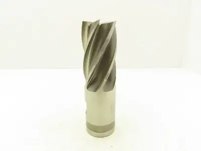 Putnam Tool PLA-333 6 Flute Coarse Rough Single End Mill HSS 2" Dia x 3" Flute