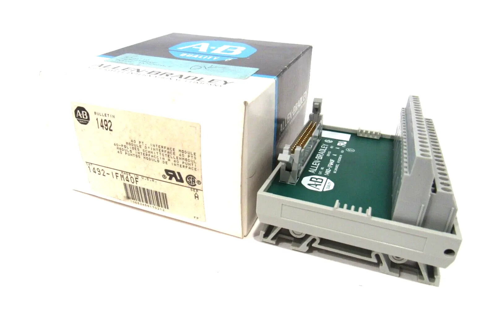 NEW ALLEN BRADLEY 1492-IFM40F INTERFACE MODULE SER.A 1492IFM40F