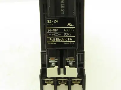 Fuji Elec BM3RSB-P63 Manual Starter .4-.63A Adj Overload w Contactor Lot of 2