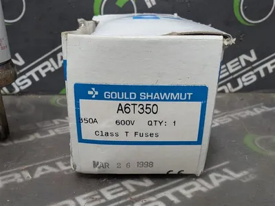 Gould Shawmut A6T350 Class T 350A Current Limiting Fuse New NIB