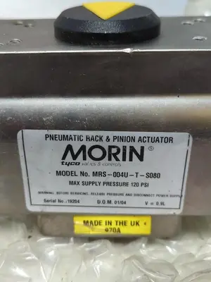 New | in-Stock MORIN MRS-004U-T-S080 Parts (Hydraulics and Pneumatics) | Surplus Asset Holdings #1227266