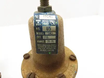 Watts 5M3/U5 Water Pressure Regulator Valve 3/4" Brass 25-75psi  Lot of 2