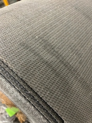 Rough Top PVC Fabric Conveyor Belting 59.5″ X approx 475′ ; 3mm Thick