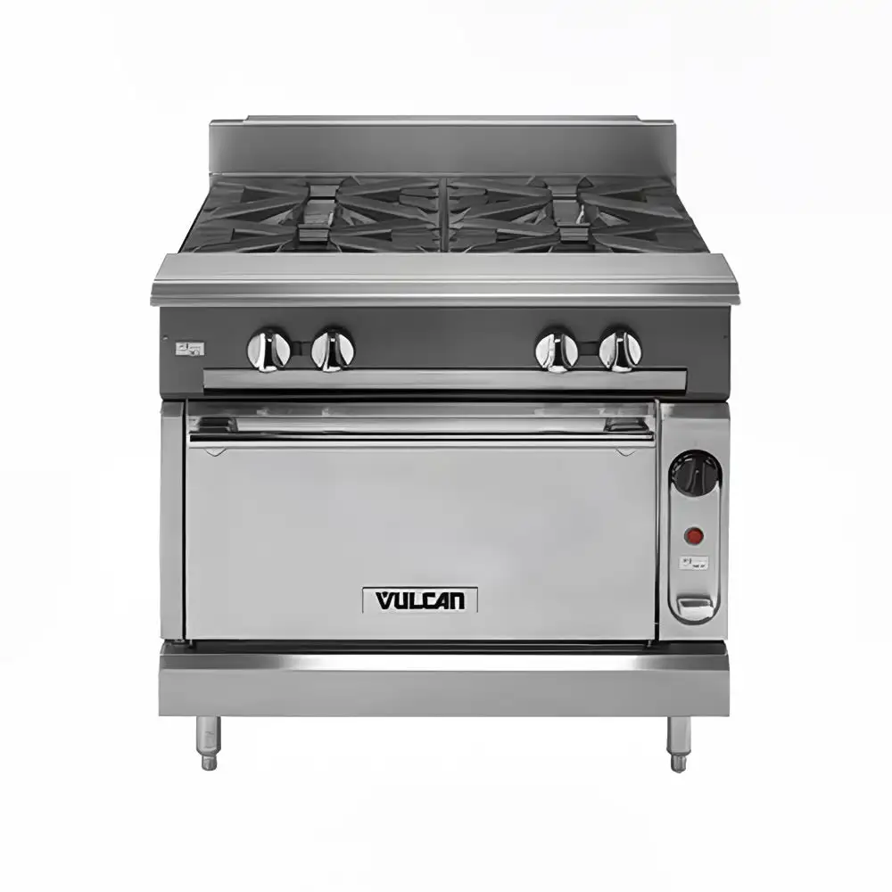 Vulcan VCBB24B 24" Gas Range W/ Charbroiler & Storage Base, Liquid Propane