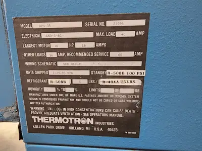 USED 1993 THERMOTRON HPS-35
