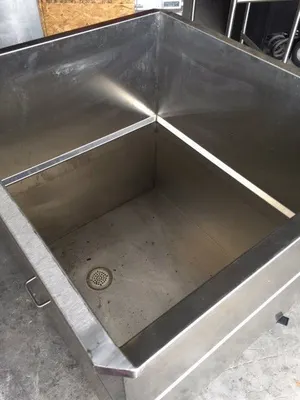 75-0223 Florida Stainless Fabrication Stainless Steel Marinating Vat