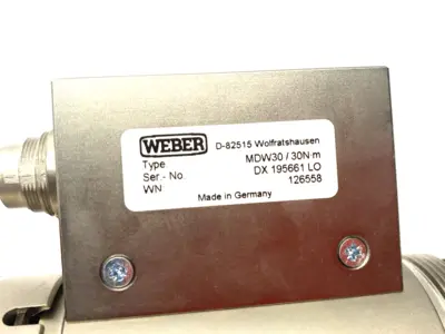 Used Weber Dynamic Transducer 360-pulses, 2-tracks, 30Nm 126558 Transducers Michigan US | Maverick Industrial Sales #1391757