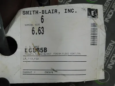 Smith-Blair Inc. Type E Flexible Coupling Size 6.63 Flexi-Coat New