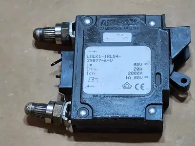 Used AIRPAX LMLK1-1RLS4-29877-6-V 20A 80VDC Switchgears British Columbia CA | Lenmark #1438569