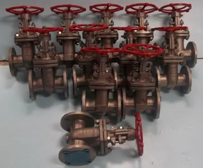 QTY. 12. WARREN GATE VALVE STAINLESS 2" 150 FLANGE...