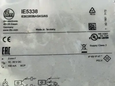 New | in-Stock IFM IE5338 Proximity Sensors Ohio US | HGR 24 #1326245