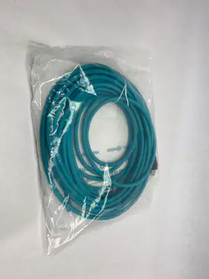 NEW L-COM ETHERNET CABLE ASSEMBLY D-CODED RJ45 TO M12 4-PIN