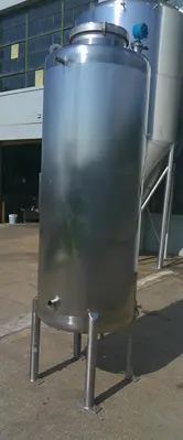 SPC9352  Tank 230 gallon vertical tank, 304 SS, dish
