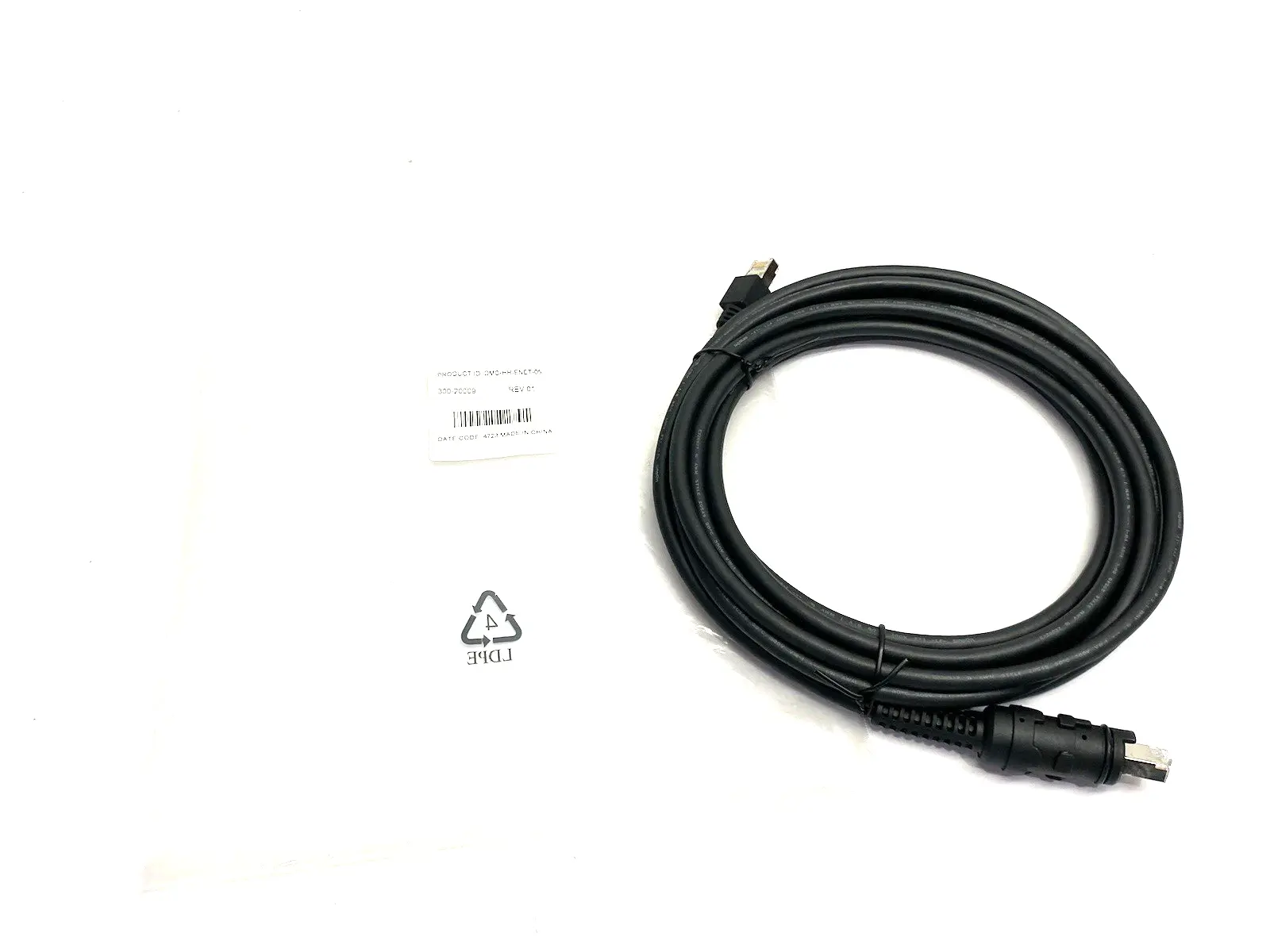 USED COGNEX DATAMAN ETHERNET CONNECTION CABLE 300-20009