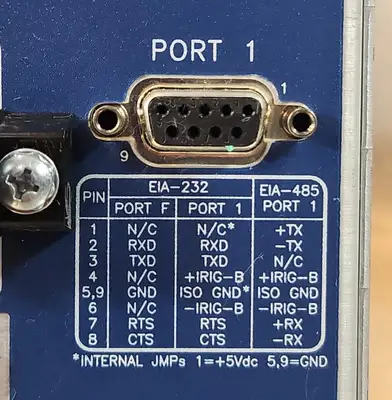 USED Schweitzer Engineering Laboratories SEL-587Z