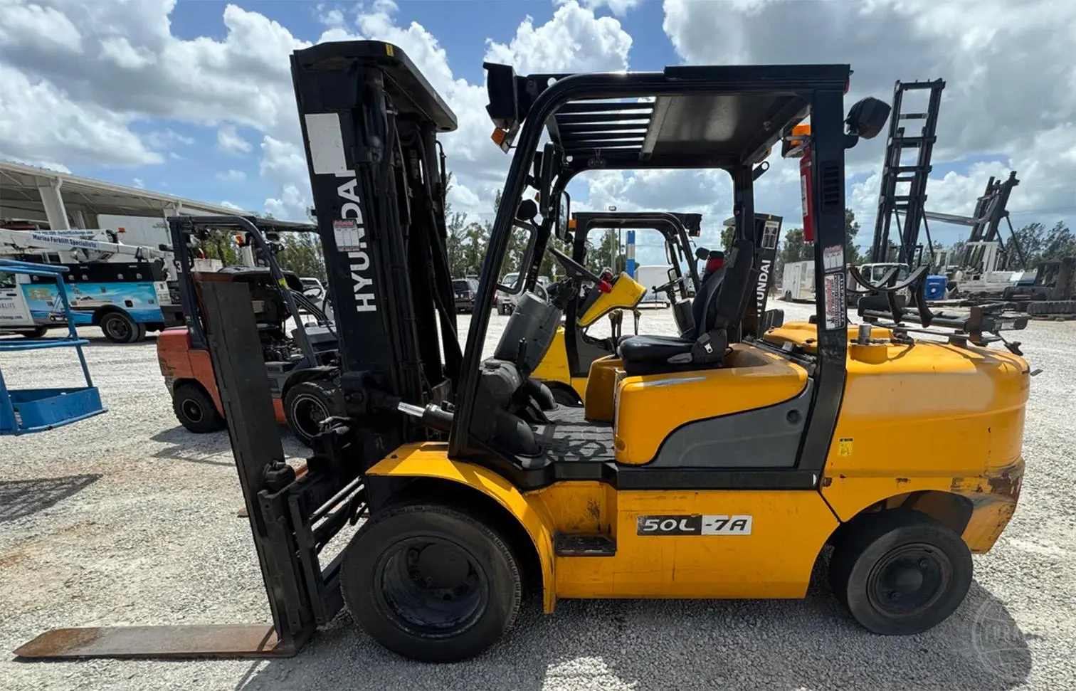 Used 2018 HYUNDAI 50L-7A Liquid Propane Forklifts Florida US | Forklift Exchange #1274759