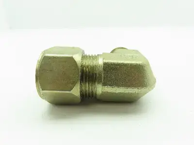 Parker 16-12 CBU-S Ferulok Steel 90 Deg Male Elbow 1" Tube x 3/4" NPT  LOT OF 2