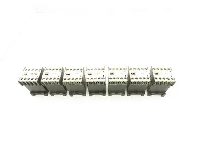 Siemens 3TF2001-0DB4 Contactor 400V 4kW 24VDC Coil 3 Pole Size S00 1NC Lot Of 7