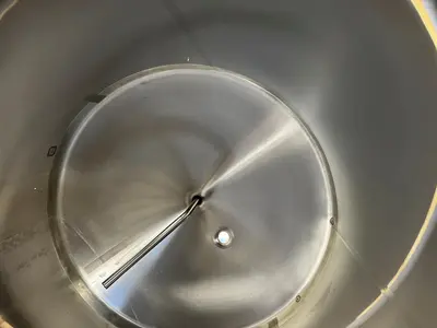 Tank, 1,500 Gallon, Stainless Steel, Vertical, Cherry-Burrell #5991406