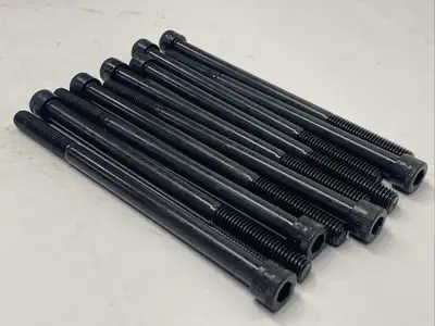 91251A740 | Black-Oxide Socket Head Screw 1/2"-13 Thread Size 8" Long LOT OF 10 - New Other
