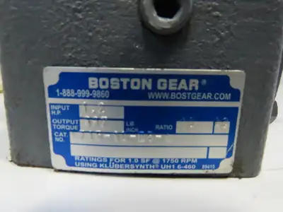 Reliance Boston Gear 10:1 Ratio 172RPM 3/4Hp 230/460V Gear Motor