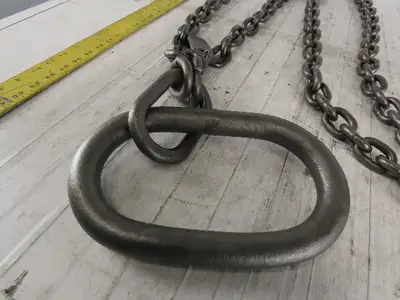 ACCO 78C1113 Single Basket Continuous Chain Sling 3/8" X 6'3" 11400Lb at 90°