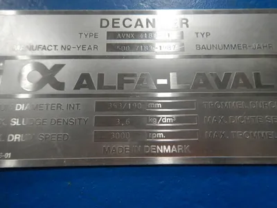 ALFA LAVAL AVNX418B-31 Centrifuge - Decanter | Perry Equipment (16)