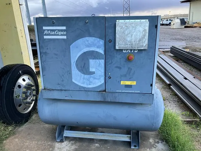 Used 2011 ATLAS COPCO GA15 Rotary Screw & Sliding Vane Air Compressors Arizona US | PETERSON MACHINERY SALES #441641