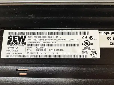 Sew Eurodrive MDX61B0075-5A3-4-0T MOVIDRIVE 08279802 (2.1.1)