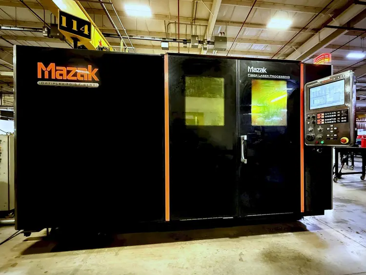 Used 2015 MAZAK OPTIPLEX 3015 FIBER II Laser Cutters Illinois US | Machine Factory Outlet #1262756