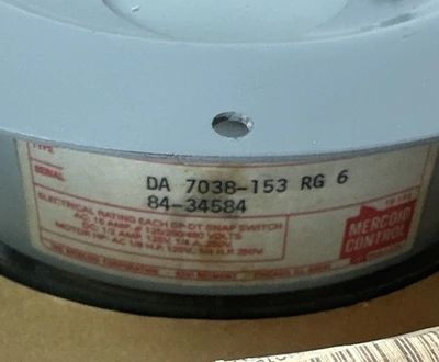 NEW MERCOID DA 7038-153-RG-6