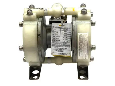 Used Yamada Diaphragm Pump Polypropylene Santoprene 3/8" AODD 6 GPM 852679 Diaphragm Pumps Michigan US | Maverick Industrial Sales #1395285