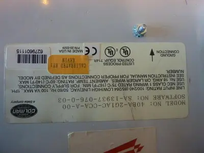USED BARBER COLMAN 40BA-2G1AC-CCA-A-00
