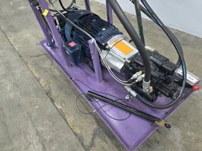 10 Cu. Yd (270 Cu.Ft) Skid Mounted Con-Tech Rotary Blender, 50 HP