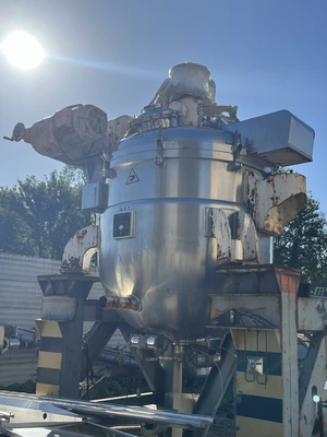 1,000L S/S JKTD  Hemis  Pressindustria Scrape Surface Anchor Reactor