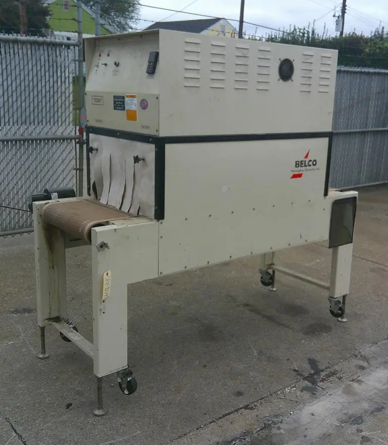 SPC9274  Shrink Tunnel Belco Packaging Systems, Inc electric shrink tunnel model ST2210, 18" w x 9.5" tall work opening
