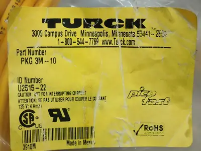 NEW TURCK PKG3M10