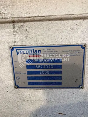 Used 2006 VECOPLAN RG-42-60-XL SINGLE ROTOR SHREDDER Shredders Ontario CA | US Recycling Equipment #1566557