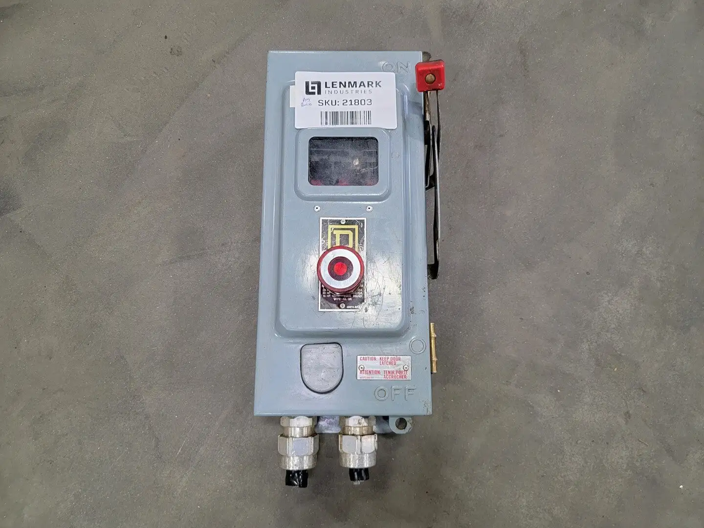 USED SQUARE D CHU361AWK