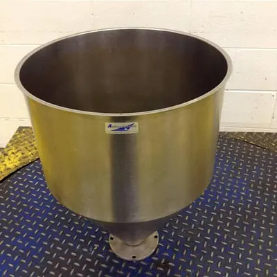 USED METAL FABRICATOR HOPPER976