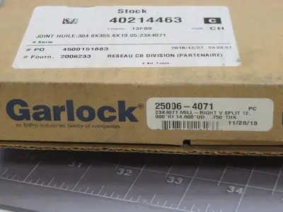New | in-Stock GARLOCK 25006-4071 Parts Texas US | Aucto #1307248