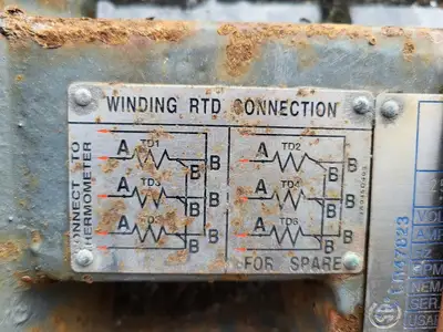 250 hp, 4000 volts, 1180 rpm, 5009C Electric Motor