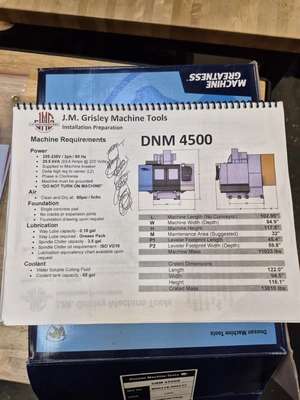 USED 2021 DNS DOOSAN DNM 4500S