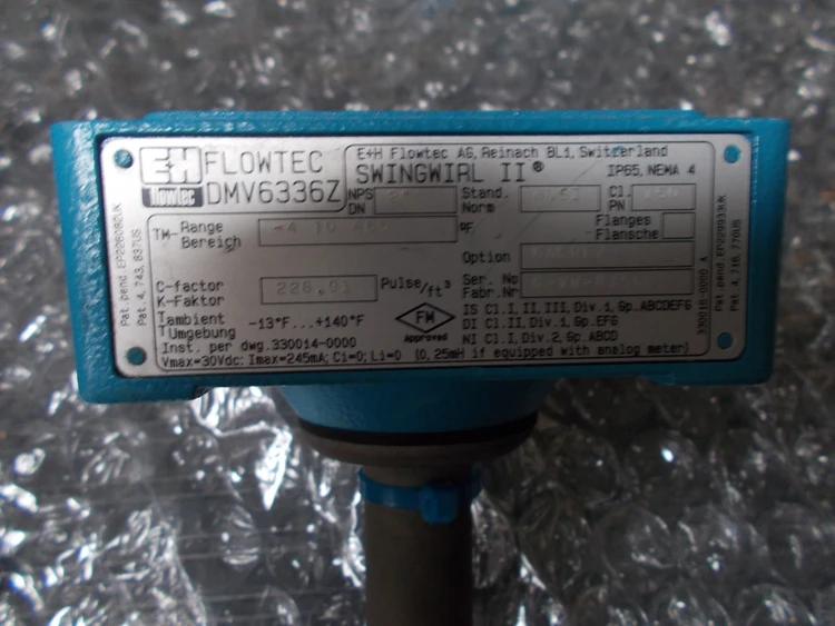 Used Endress + Hauser Swingwirl II Swingwirl II  DMV6336Z Pumps Arizona US | ASSET CONVERSION SPECIALISTS, INC. #320553