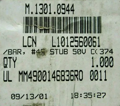 NEW DAVIS M.1301.0944 TOOL HOLDER 374-01356-00 #49 STUB 50V M13010944